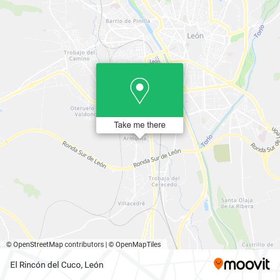 El Rincón del Cuco map