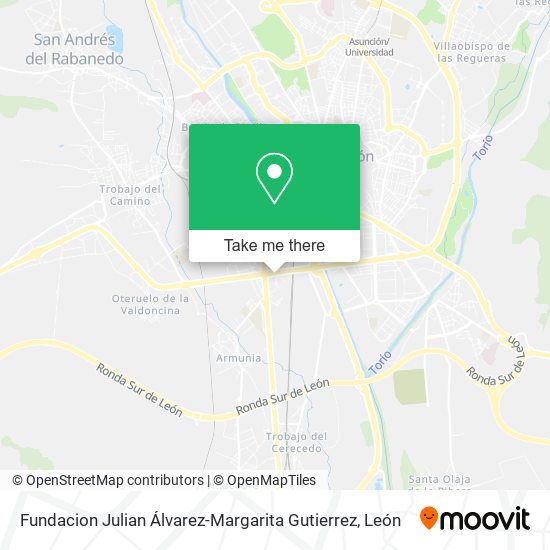 Fundacion Julian Álvarez-Margarita Gutierrez map