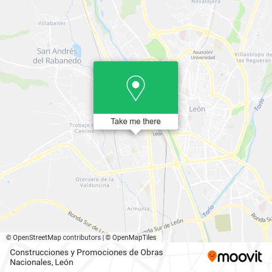 Construcciones y Promociones de Obras Nacionales map