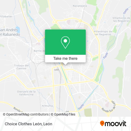 Choice Clothes León map