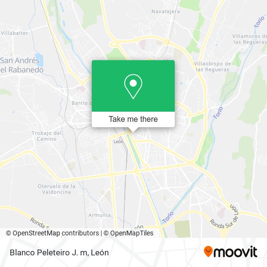 Blanco Peleteiro J. m map