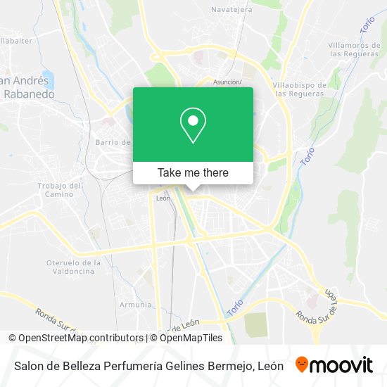 Salon de Belleza Perfumería Gelines Bermejo map