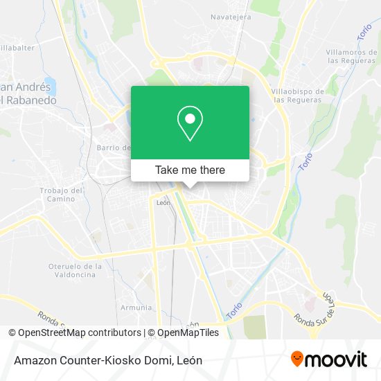 Amazon Counter-Kiosko Domi map