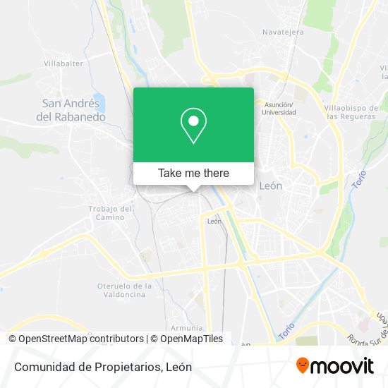 Comunidad de Propietarios map