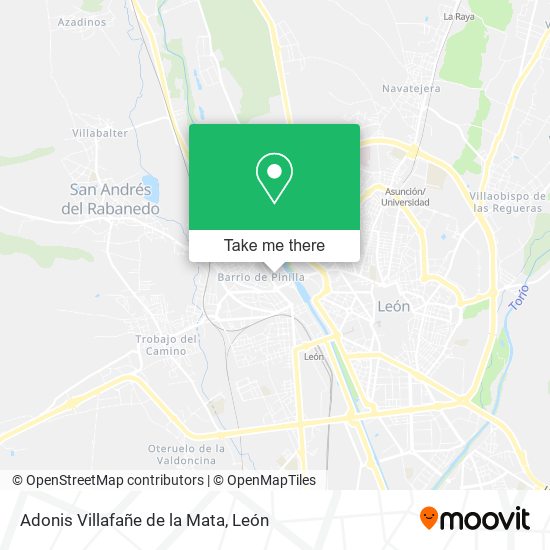 Adonis Villafañe de la Mata map