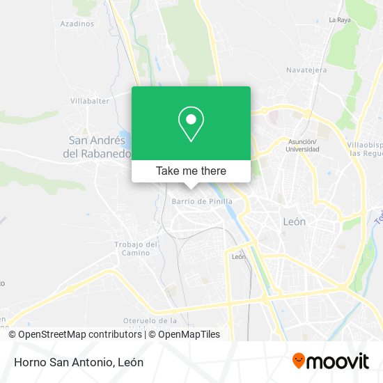 Horno San Antonio map