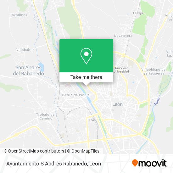 Ayuntamiento S Andrés Rabanedo map