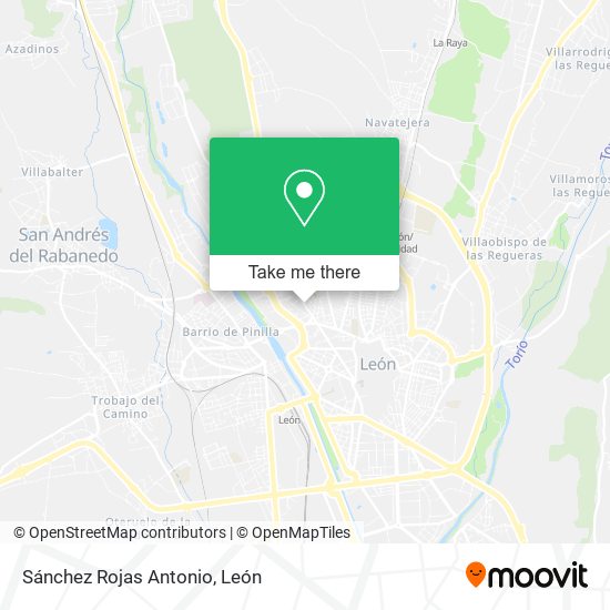 Sánchez Rojas Antonio map