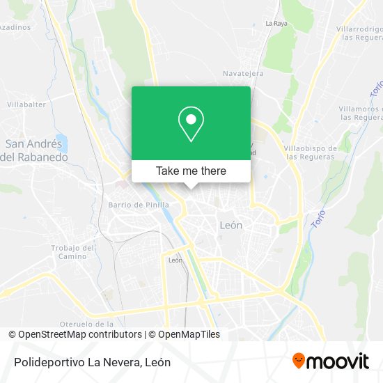 Polideportivo La Nevera map