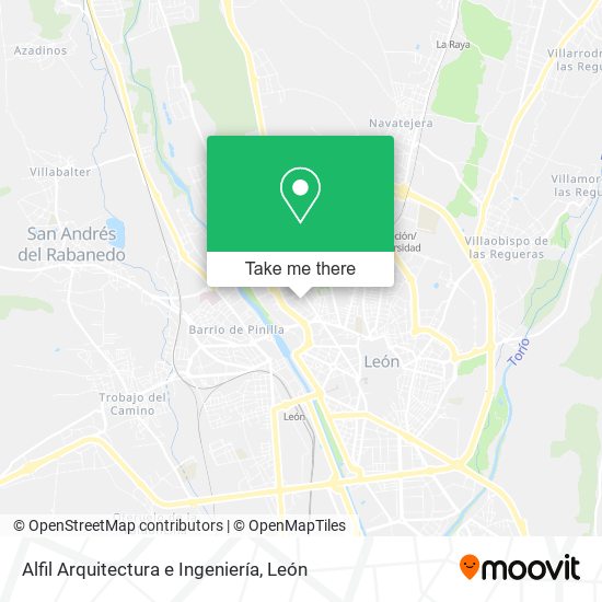 Alfil Arquitectura e Ingeniería map