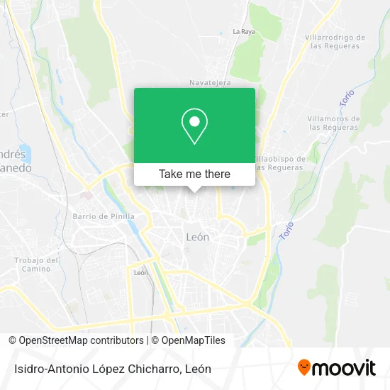 Isidro-Antonio López Chicharro map