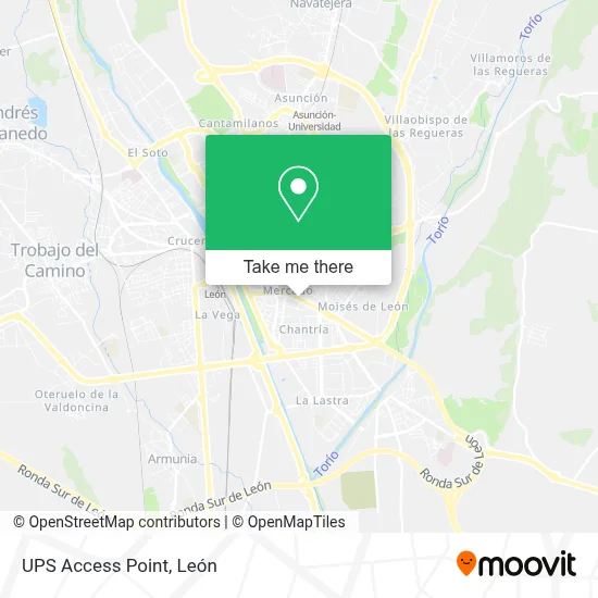 Ups Access Point map