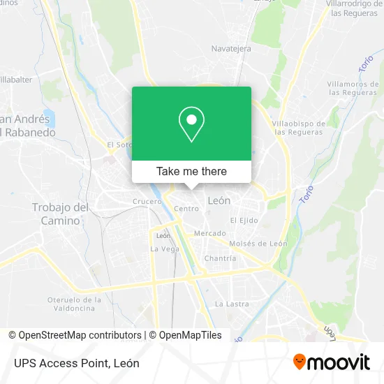 Ups Access Point map