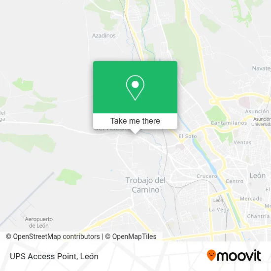 Ups Access Point map