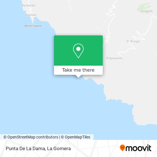 Punta De La Dama map