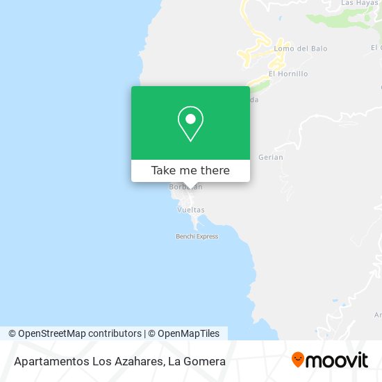 Apartamentos Los Azahares map