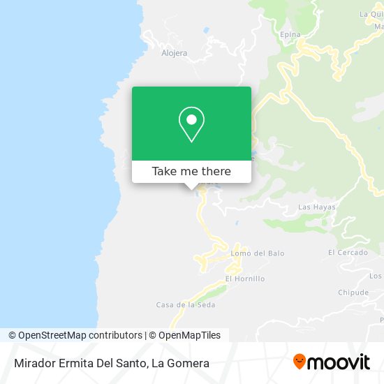 Mirador Ermita Del Santo map