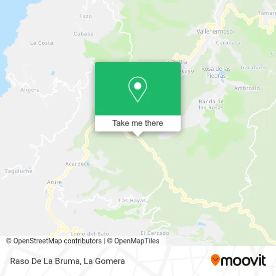 Raso De La Bruma map