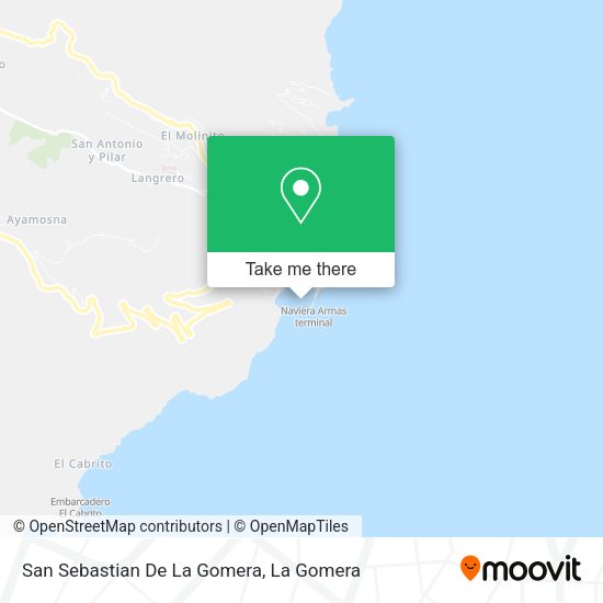 San Sebastian De La Gomera map