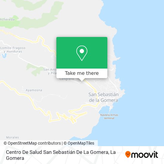 Centro De Salud San Sebastián De La Gomera map