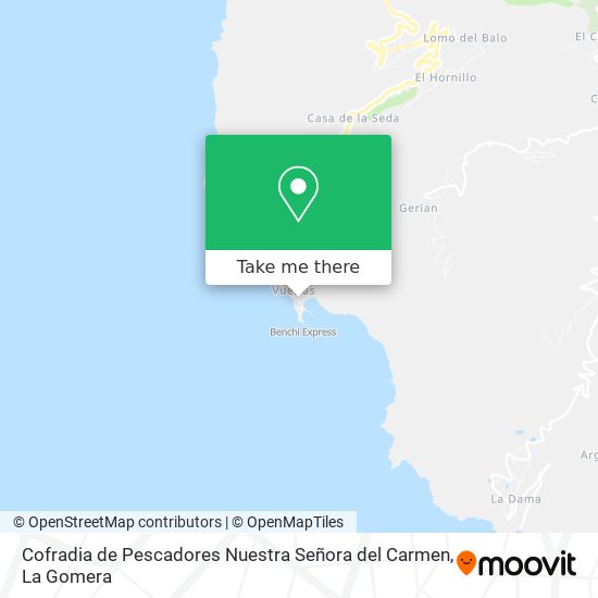 Cofradia de Pescadores Nuestra Señora del Carmen map
