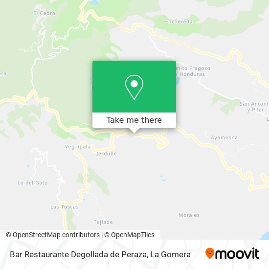 Bar Restaurante Degollada de Peraza map