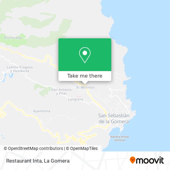 Restaurant Inta map