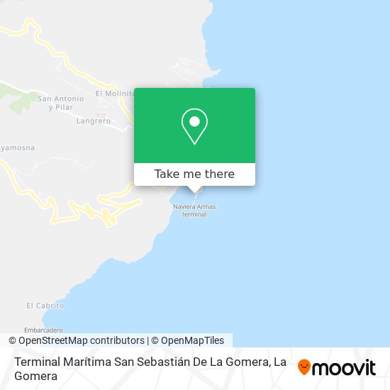 Terminal Marítima San Sebastián De La Gomera map