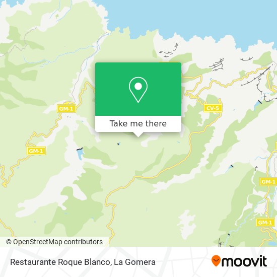 Restaurante Roque Blanco map