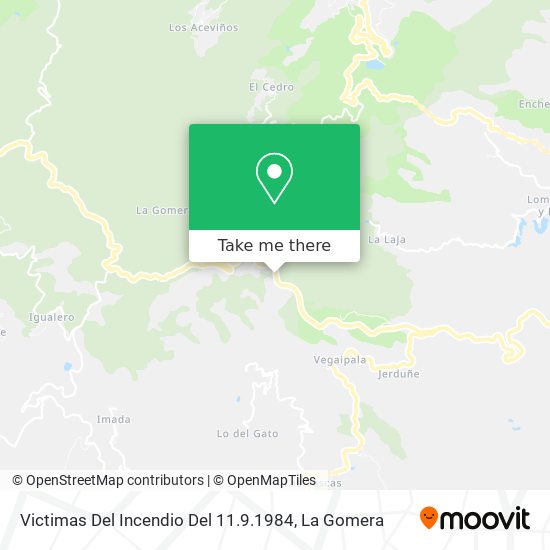 Victimas Del Incendio Del 11.9.1984 map