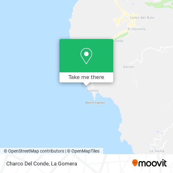 Charco Del Conde map