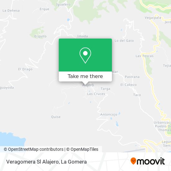Veragomera Sl Alajero map