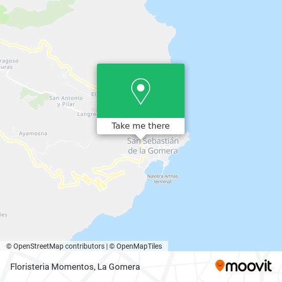 Floristeria Momentos map