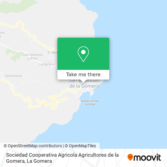 Sociedad Cooperativa Agricola Agricultores de la Gomera map
