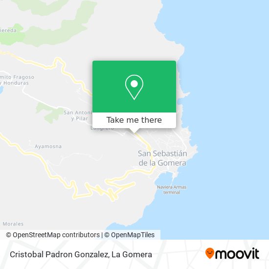 Cristobal Padron Gonzalez map