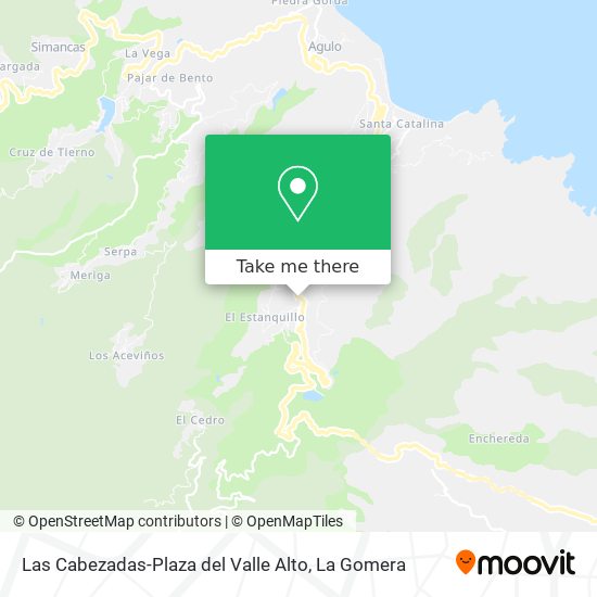 Las Cabezadas-Plaza del Valle Alto map