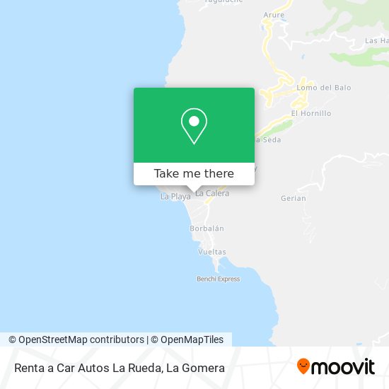Renta a Car Autos La Rueda map