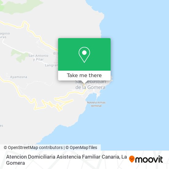 Atencion Domiciliaria Asistencia Familiar Canaria map