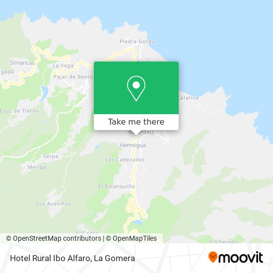 Hotel Rural Ibo Alfaro map
