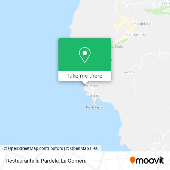 Restaurante la Pardela map