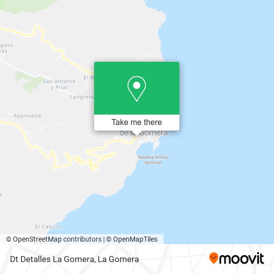 Dt Detalles La Gomera map