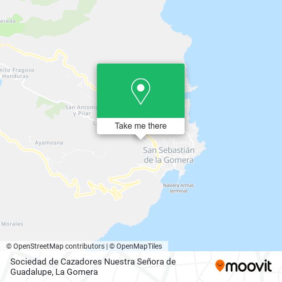 Sociedad de Cazadores Nuestra Señora de Guadalupe map