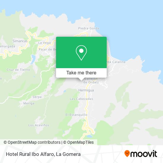 Hotel Rural Ibo Alfaro map