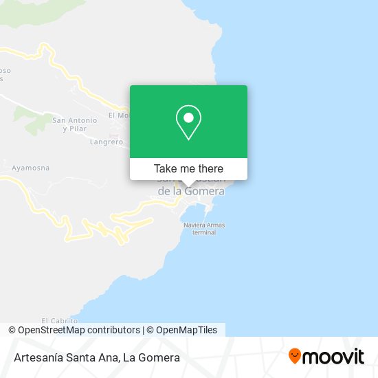 Artesanía Santa Ana map