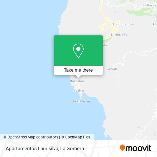 Apartamentos Laurisilva map