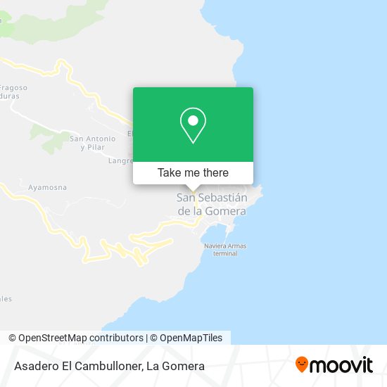 Asadero El Cambulloner map