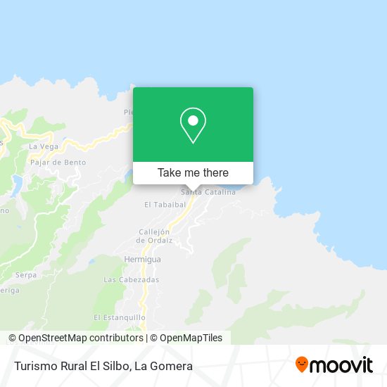 Turismo Rural El Silbo map