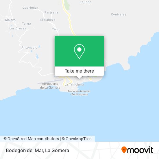 Bodegón del Mar map