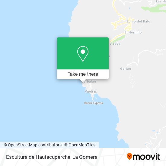 Escultura de Hautacuperche map