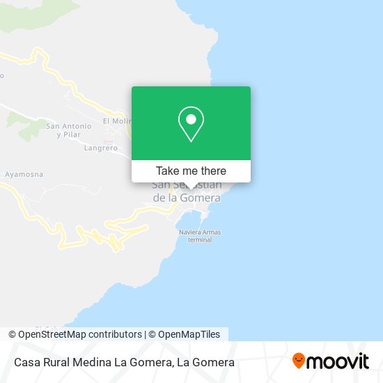 Casa Rural Medina La Gomera map